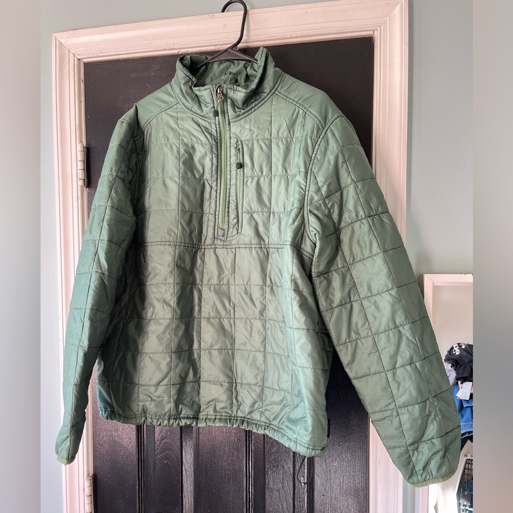 Lands End Quilted Prima Loft 1/2 Zip 
Size Large
Excellent Used Condition